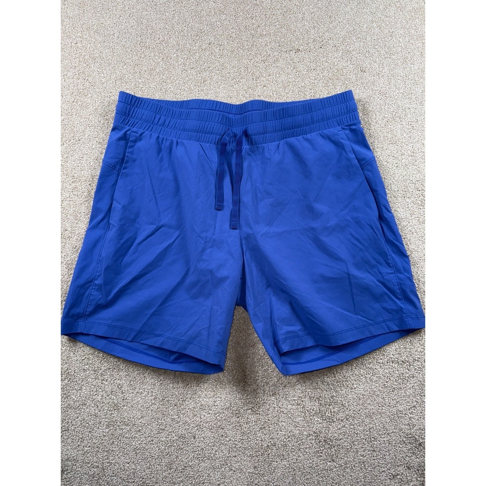 Tuff Athletics Shorts Men Medium Royal Blue Drawstring Gym Training Workout Wear